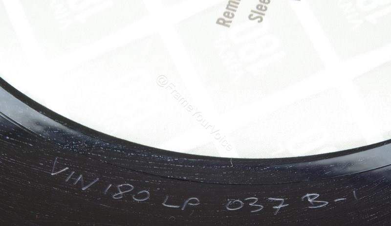 VIN180LP037 'B' Matrix.